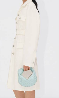 Bottega Veneta Mini intrecciato leather top handle bag 651876 Teal Washed Bottega Veneta Mini intrecciato leather top handle bag 651876 Teal Washed