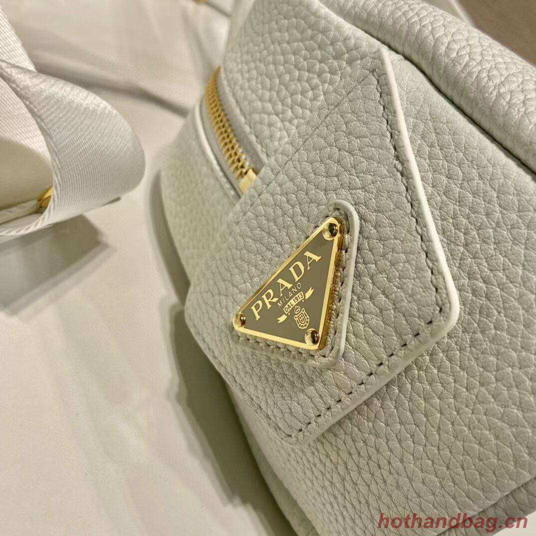 Prada leather tote bag 1DH770 white Prada leather tote bag 1DH770 white