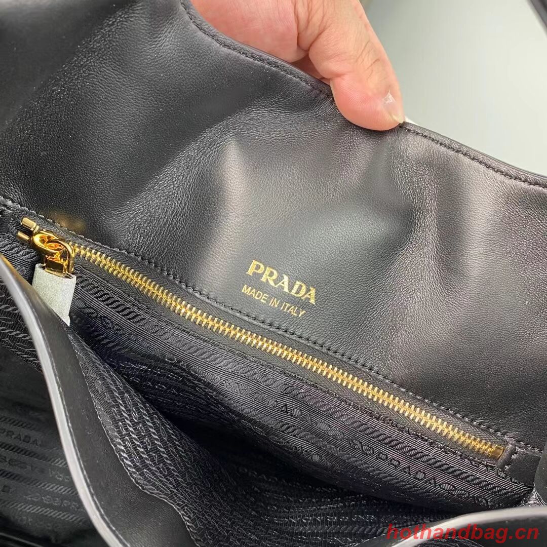 Prada Padded nappa tote bag 1NG599 black Prada Padded nappa tote bag 1NG599 black