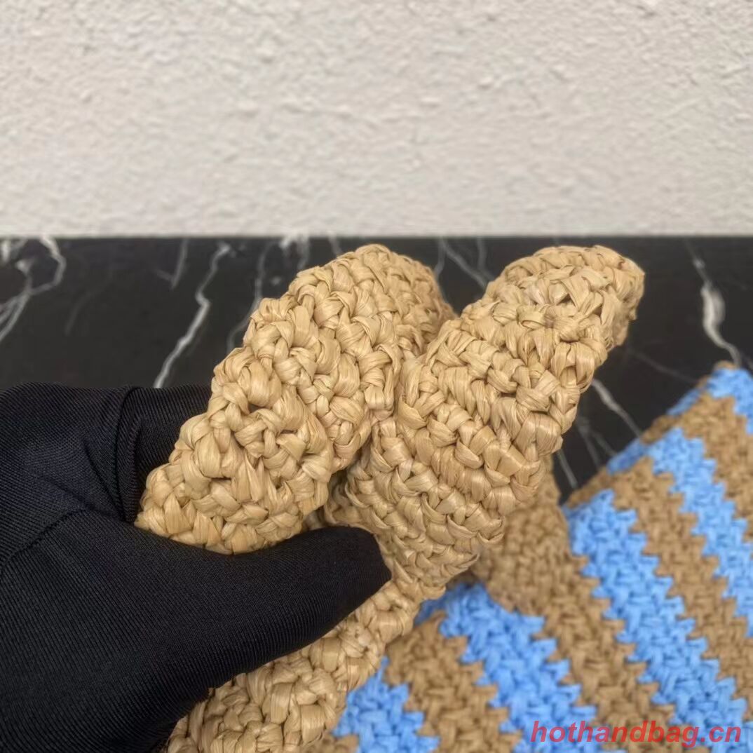 Prada Raffia tote bag 1NE229 light blue Prada Raffia tote bag 1NE229 light blue