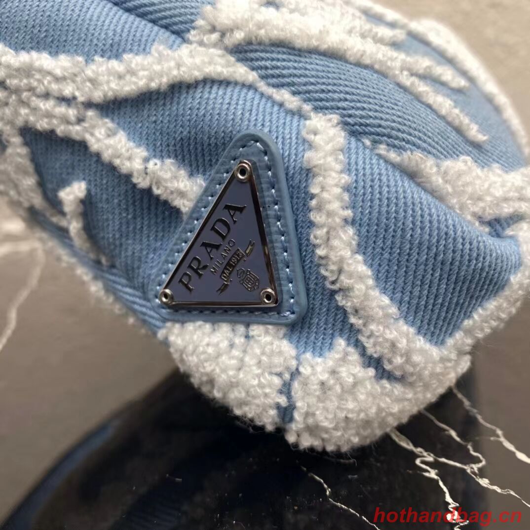 Prada Re-Edition 2000 embroidered drill mini bag 1NE515 sky blue Prada Re-Edition 2000 embroidered drill mini bag 1NE515 sky blue