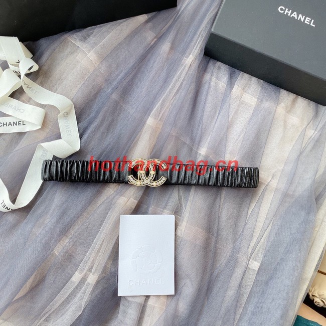 Chanel 30MM Leather Belt 7114-2