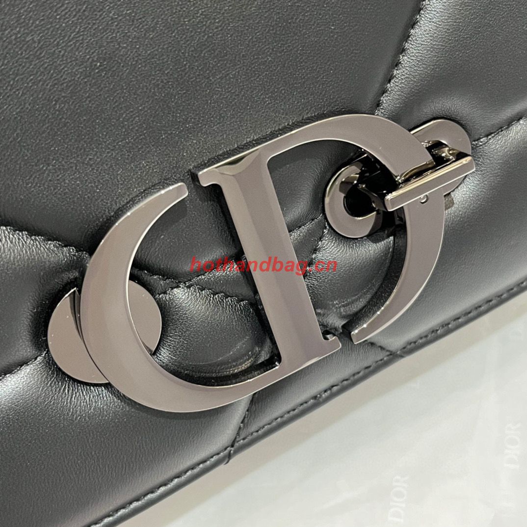 DIOR 30 MONTAIGNE POUCH WITH SHOULDER STRAP AND HANDLE S32698 BLACK DIOR 30 MONTAIGNE POUCH WITH SHOULDER STRAP AND HANDLE S32698 BLACK