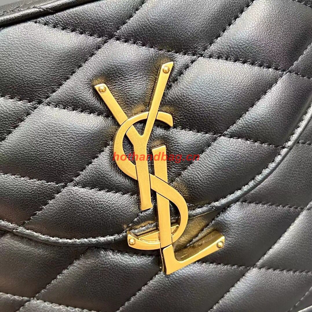 SAINT LAUREN JUNE BOX BAG IN QUILTED LAMBSKIN 7100801 NOIR SAINT LAUREN JUNE BOX BAG IN QUILTED LAMBSKIN 7100801 NOIR