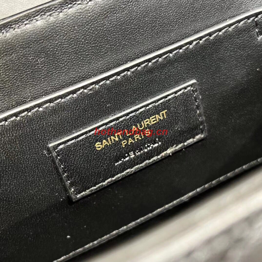 SAINT LAUREN JUNE BOX BAG IN QUILTED LAMBSKIN 7100801 NOIR SAINT LAUREN JUNE BOX BAG IN QUILTED LAMBSKIN 7100801 NOIR