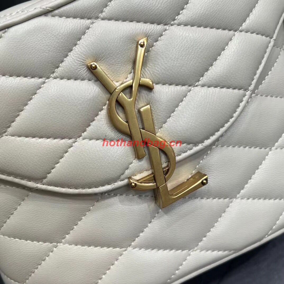 SAINT LAUREN JUNE BOX BAG IN QUILTED LAMBSKIN 7100801 cream SAINT LAUREN JUNE BOX BAG IN QUILTED LAMBSKIN 7100801 cream