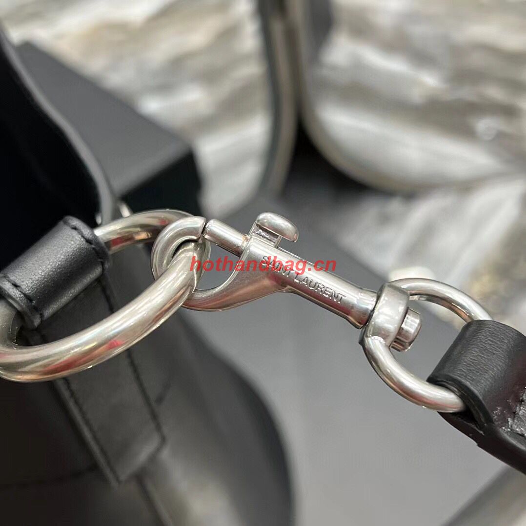 SAINT LAUREN RIVE GAUCHE BUCKET BAG IN SMOOTH LEATHER Y689299A black SAINT LAUREN RIVE GAUCHE BUCKET BAG IN SMOOTH LEATHER Y689299A black