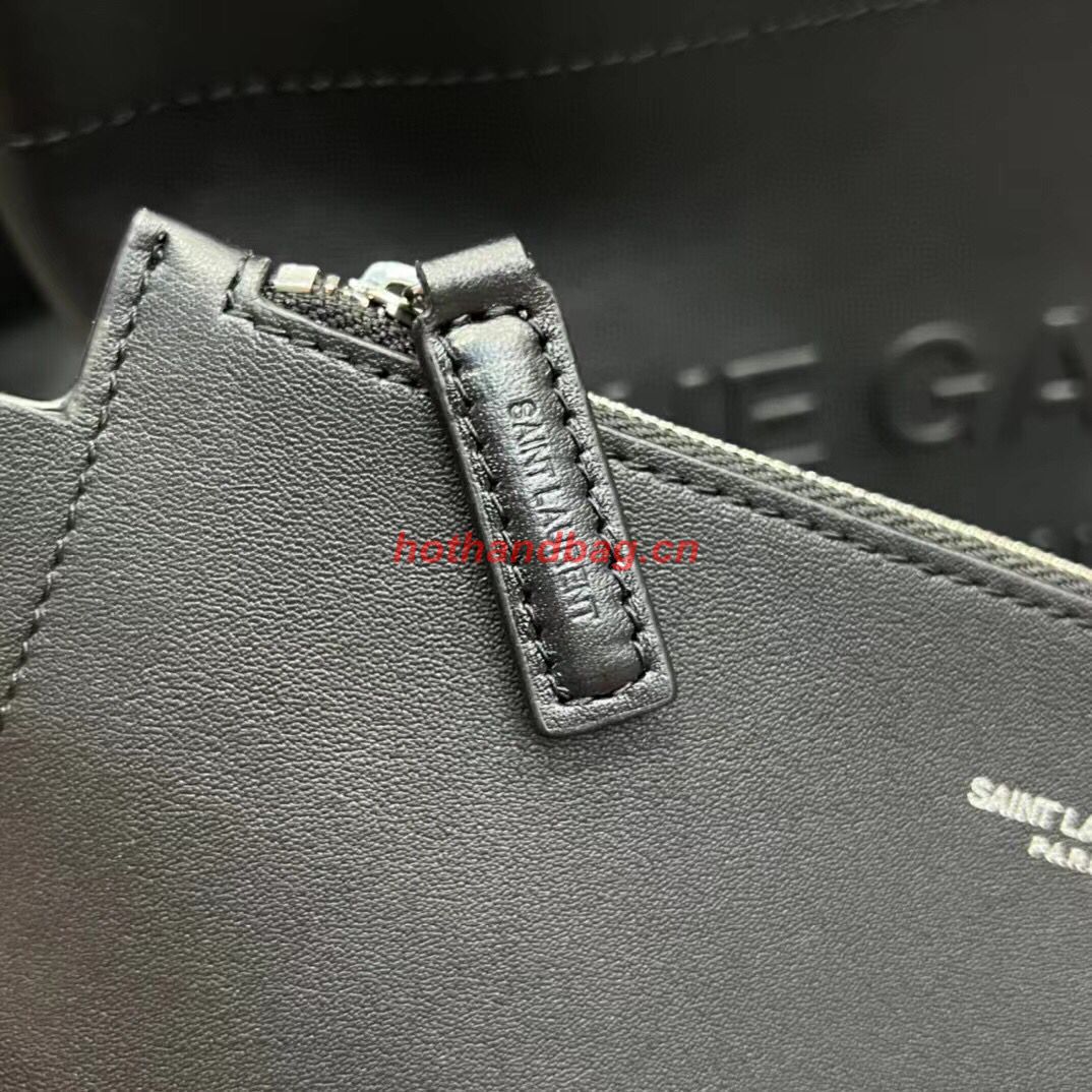 SAINT LAUREN RIVE GAUCHE BUCKET BAG IN SMOOTH LEATHER Y689299A black SAINT LAUREN RIVE GAUCHE BUCKET BAG IN SMOOTH LEATHER Y689299A black