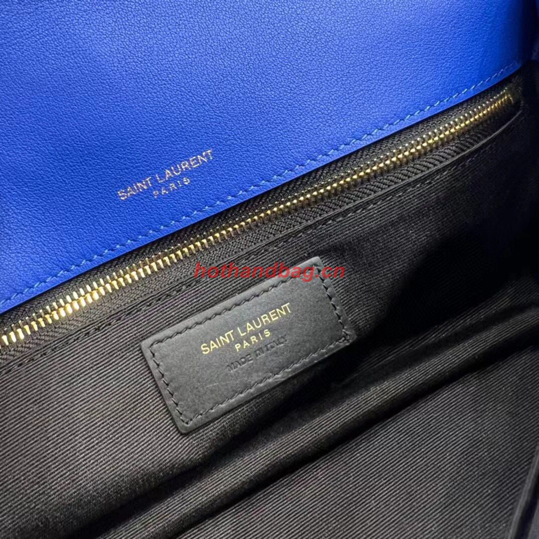 SAINT LAURENT JAMIE MEDIUM CHAIN BAG CARRE RIVE GAUCHE IN CROCHET RAFFIA AND SMOOTH LEATHER 515821 BLUE SAINT LAURENT JAMIE MEDIUM CHAIN BAG CARRE RIVE GAUCHE IN CROCHET RAFFIA AND SMOOTH LEATHER 515821 BLUE