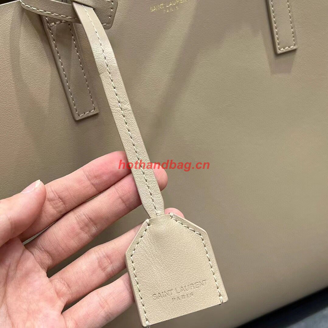 SAINT LAURENT SHOPPING SAINT LAURENT E/W IN SUPPLE LEATHER 600281 TAUPE SAINT LAURENT SHOPPING SAINT LAURENT E/W IN SUPPLE LEATHER 600281 TAUPE