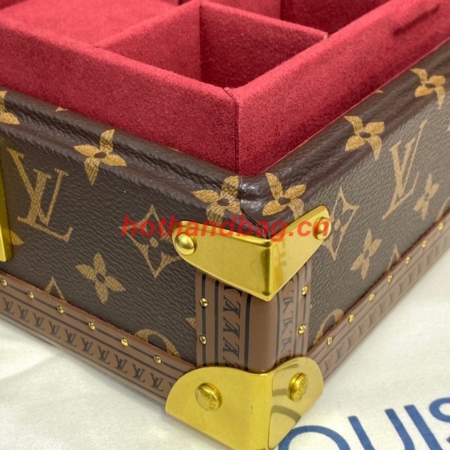 Louis Vuitton NICE JEWELRY CASE M44185 red
