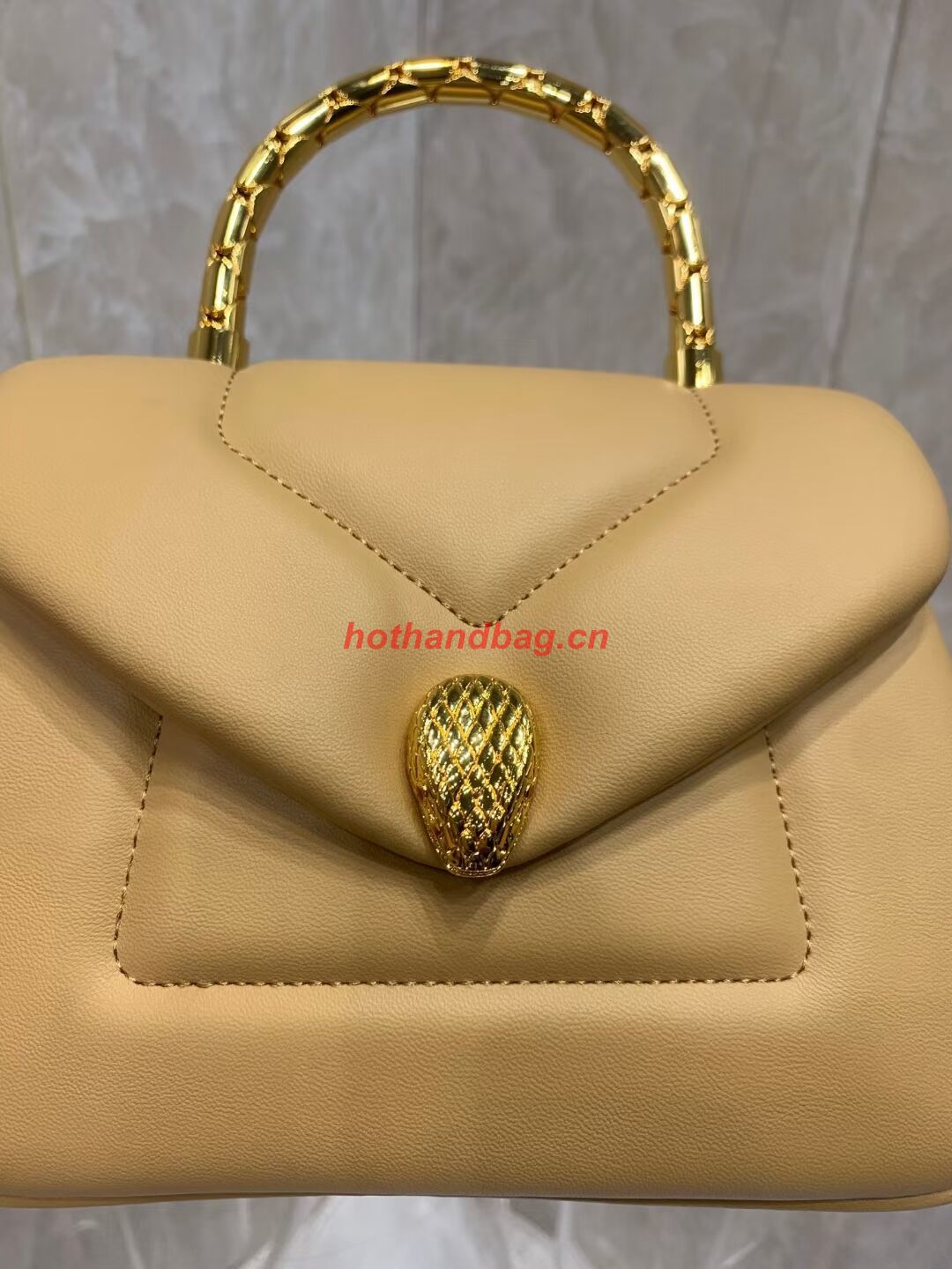 Bvlgari Serpenti Forever leather crossbody bag B282923 Apricot Bvlgari Serpenti Forever leather crossbody bag B282923 Apricot