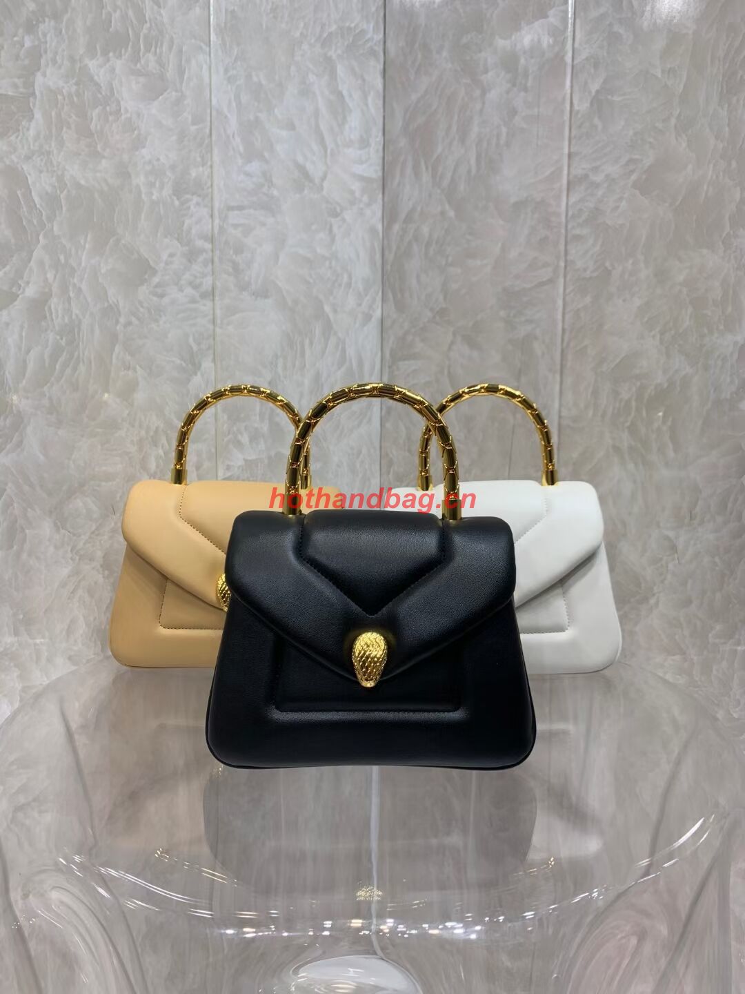 Bvlgari Serpenti Forever leather crossbody bag B282923 black Bvlgari Serpenti Forever leather crossbody bag B282923 black