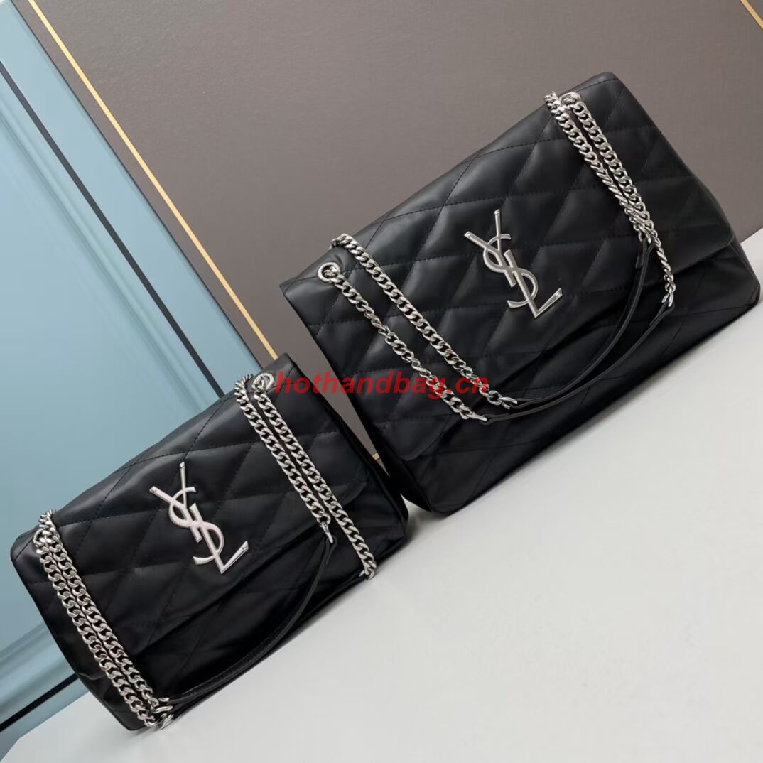 SAINT LAURENT LEATHER BAG Y203736 BLACK SAINT LAURENT LEATHER BAG Y203736 BLACK