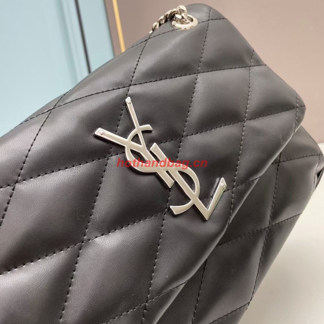 SAINT LAURENT LEATHER BAG Y203737 BLACK SAINT LAURENT LEATHER BAG Y203737 BLACK