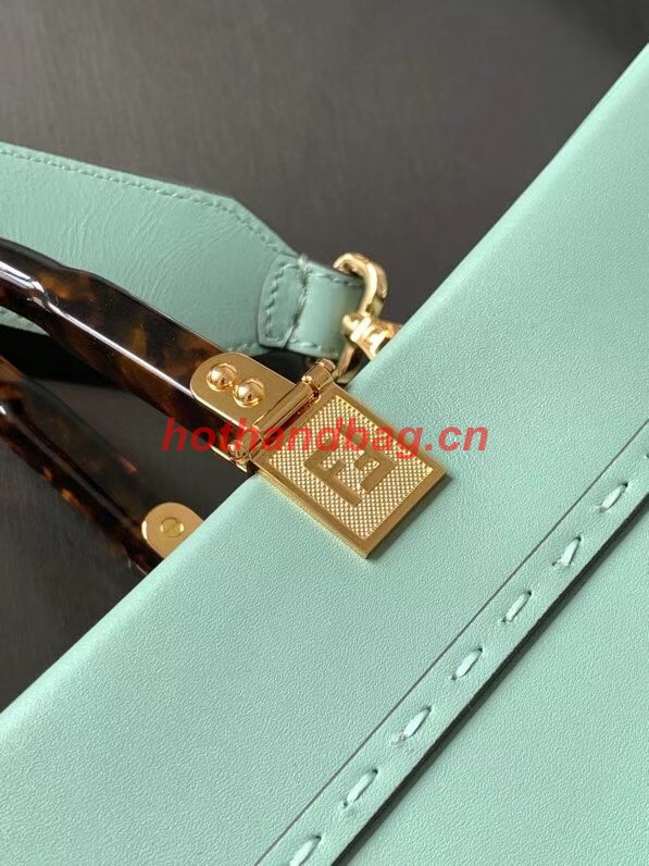 Fendi Sunshine Medium leather shopper 8BH386A Light green
