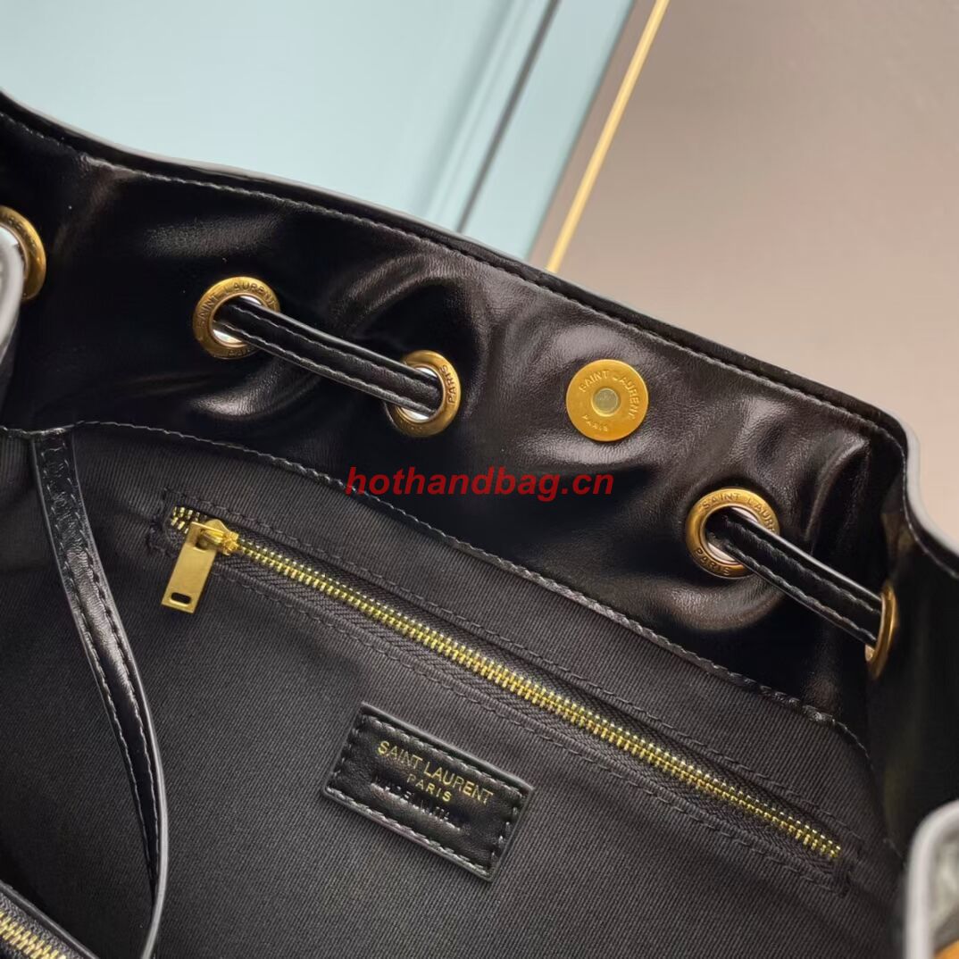 SAINT LAURENT KAIA SMALL SATCHEL IN SHINY LEATHE Y208132 black SAINT LAURENT KAIA SMALL SATCHEL IN SHINY LEATHE Y208132 black