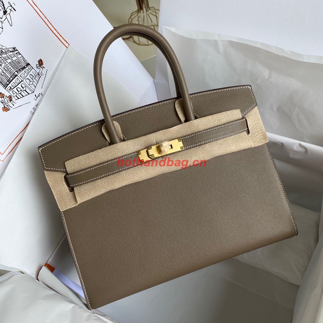 Hermes Birkin Bag Original Epsom Leather 30CM 17825 Elephant Grey Hermes Birkin Bag Original Epsom Leather 30CM 17825 Elephant Grey
