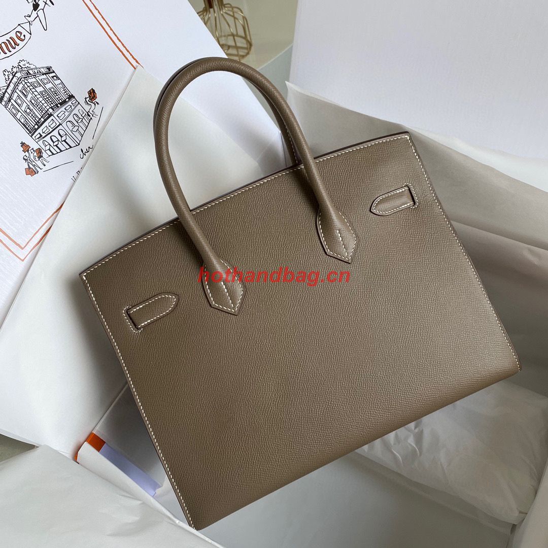 Hermes Birkin Bag Original Epsom Leather 30CM 17825 Elephant Grey Hermes Birkin Bag Original Epsom Leather 30CM 17825 Elephant Grey