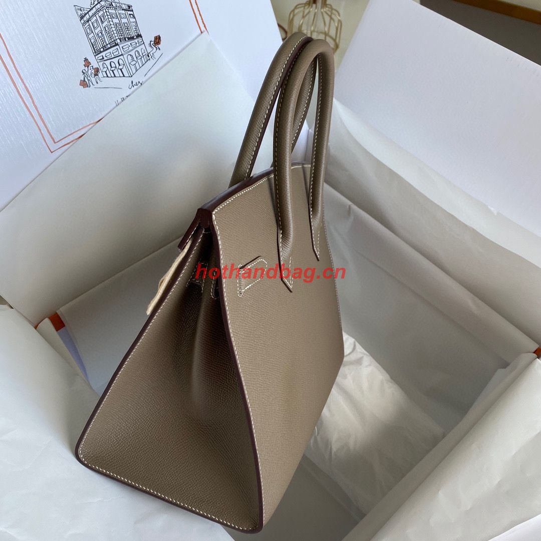 Hermes Birkin Bag Original Epsom Leather 30CM 17825 Elephant Grey Hermes Birkin Bag Original Epsom Leather 30CM 17825 Elephant Grey