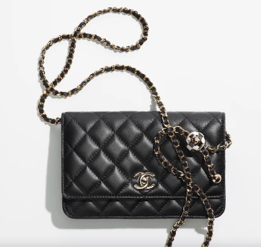 CHANEL WALLET ON CHAIN AP1450 BLACK CHANEL WALLET ON CHAIN AP1450 BLACK