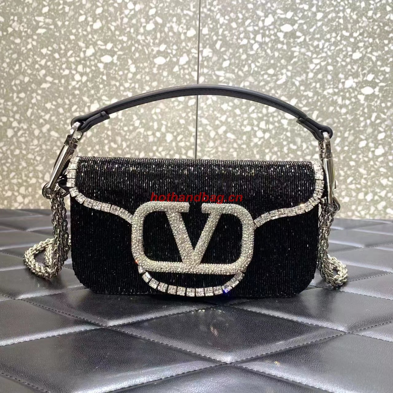 VALENTINO MINI LOCO imitation crystal shoulder bag WB0K55 VALENTINO MINI LOCO imitation crystal shoulder bag WB0K55