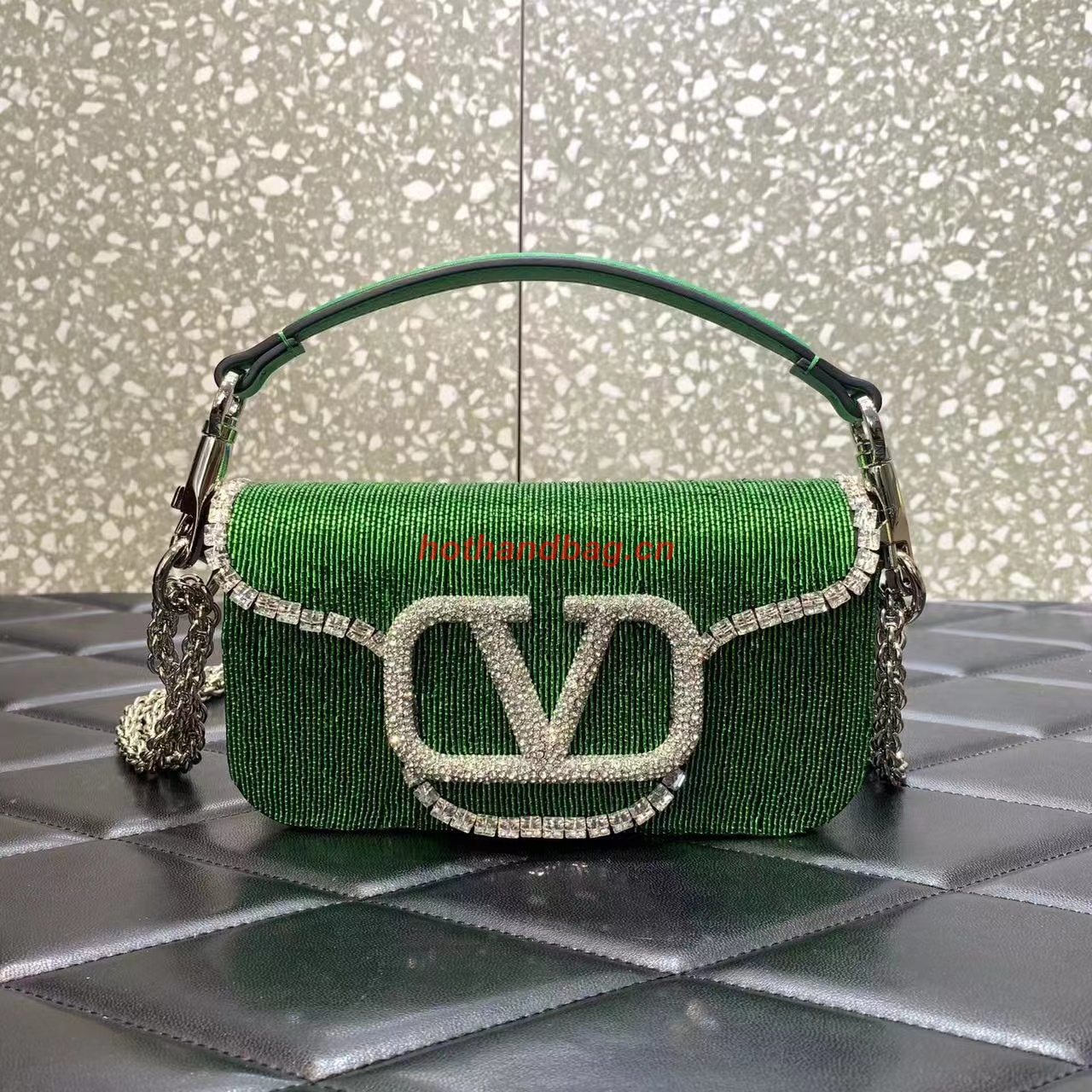 VALENTINO MINI LOCO imitation crystal shoulder bag WB0K55 VALENTINO MINI LOCO imitation crystal shoulder bag WB0K55