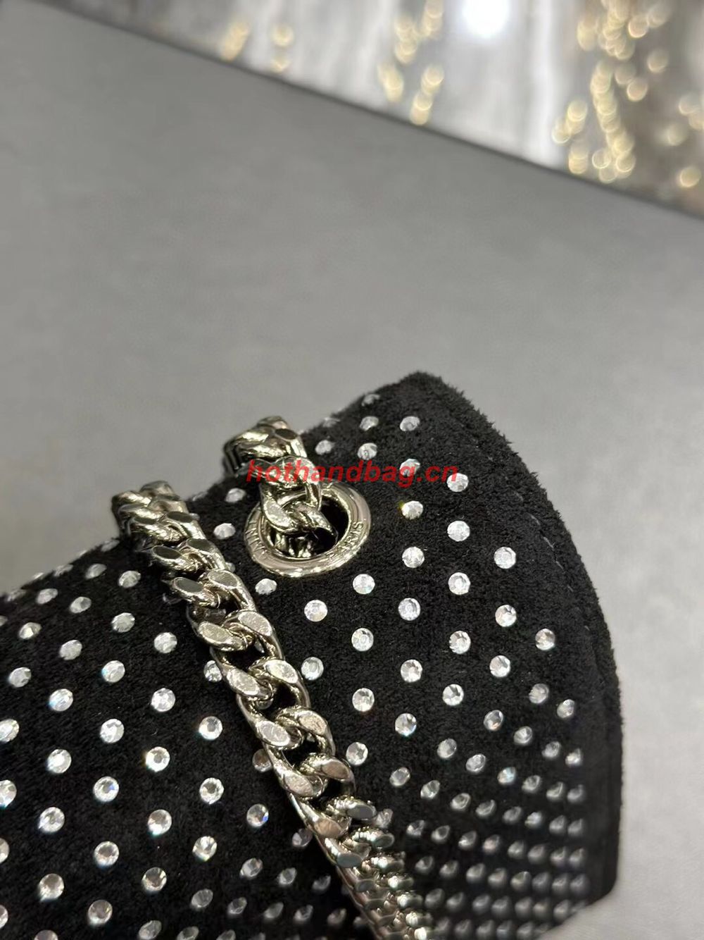 SAINT LAUREN KATE SMALL CHAIN BAG Y769330 BLACK SAINT LAUREN KATE SMALL CHAIN BAG Y769330 BLACK