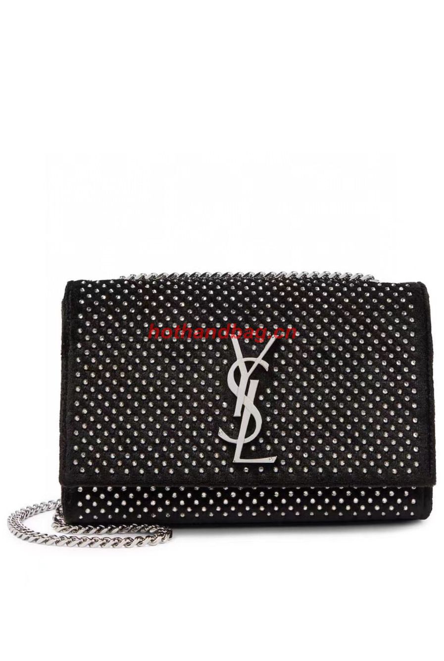 SAINT LAUREN KATE SMALL CHAIN BAG Y769330 BLACK SAINT LAUREN KATE SMALL CHAIN BAG Y769330 BLACK