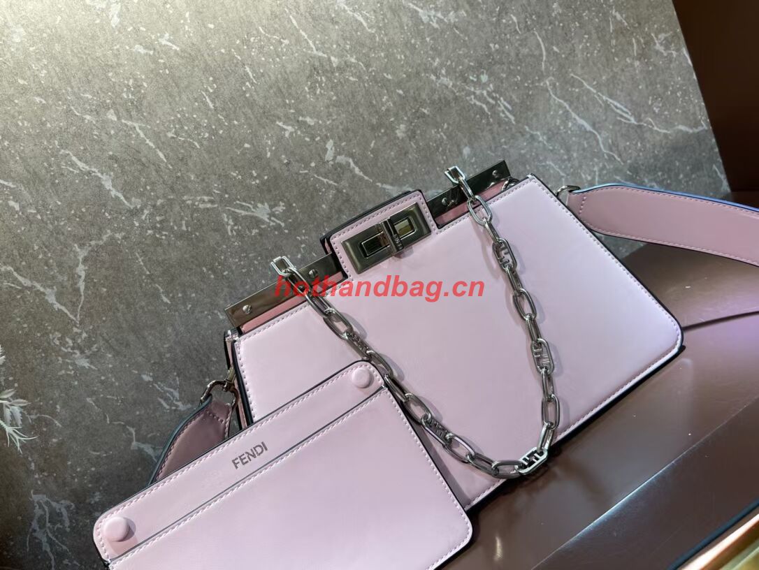 Fendi Peekaboo Cut Medium soft nappa leather bag 8BN340 PINK Fendi Peekaboo Cut Medium soft nappa leather bag 8BN340 PINK