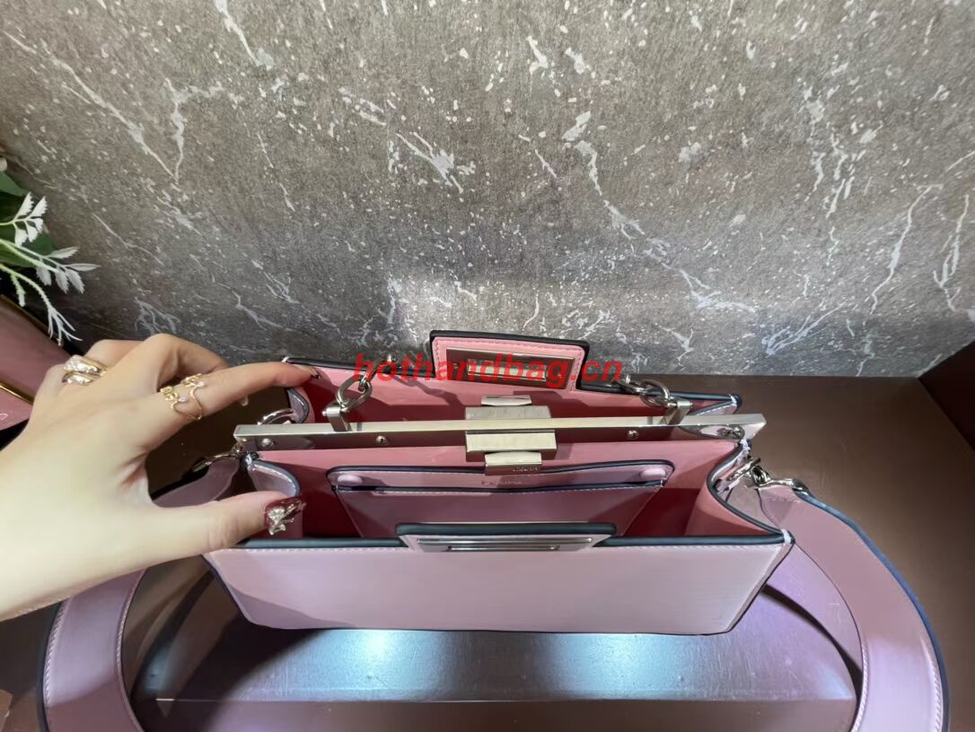 Fendi Peekaboo Cut Medium soft nappa leather bag 8BN340 PINK Fendi Peekaboo Cut Medium soft nappa leather bag 8BN340 PINK