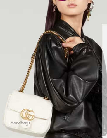 Gucci GG Marmont mini shoulder bag 739682 white Gucci GG Marmont mini shoulder bag 739682 white