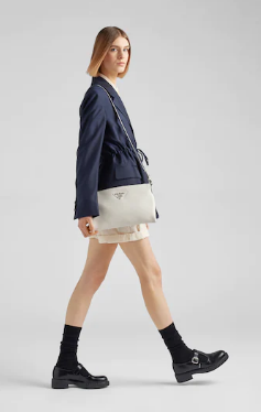 Prada Leather shoulder bag 1BH050 white Prada Leather shoulder bag 1BH050 white