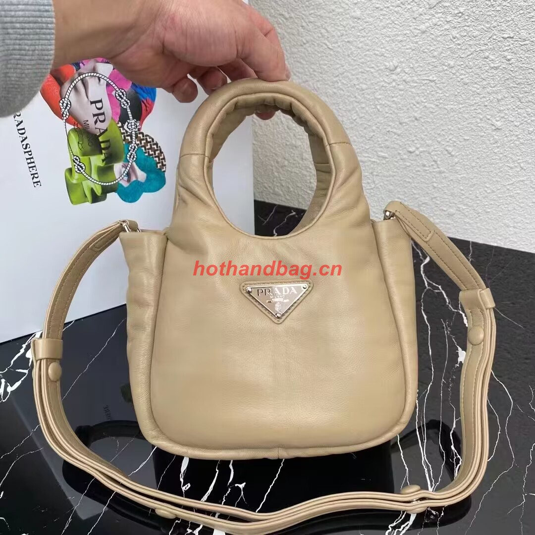 Prada Small padded Soft nappa-leather bag 1BA359 apricot Prada Small padded Soft nappa-leather bag 1BA359 apricot