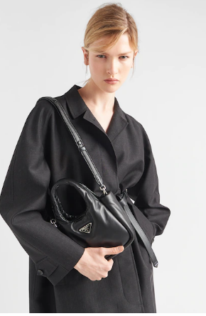 Prada Small padded Soft nappa-leather bag 1BA359 black Prada Small padded Soft nappa-leather bag 1BA359 black