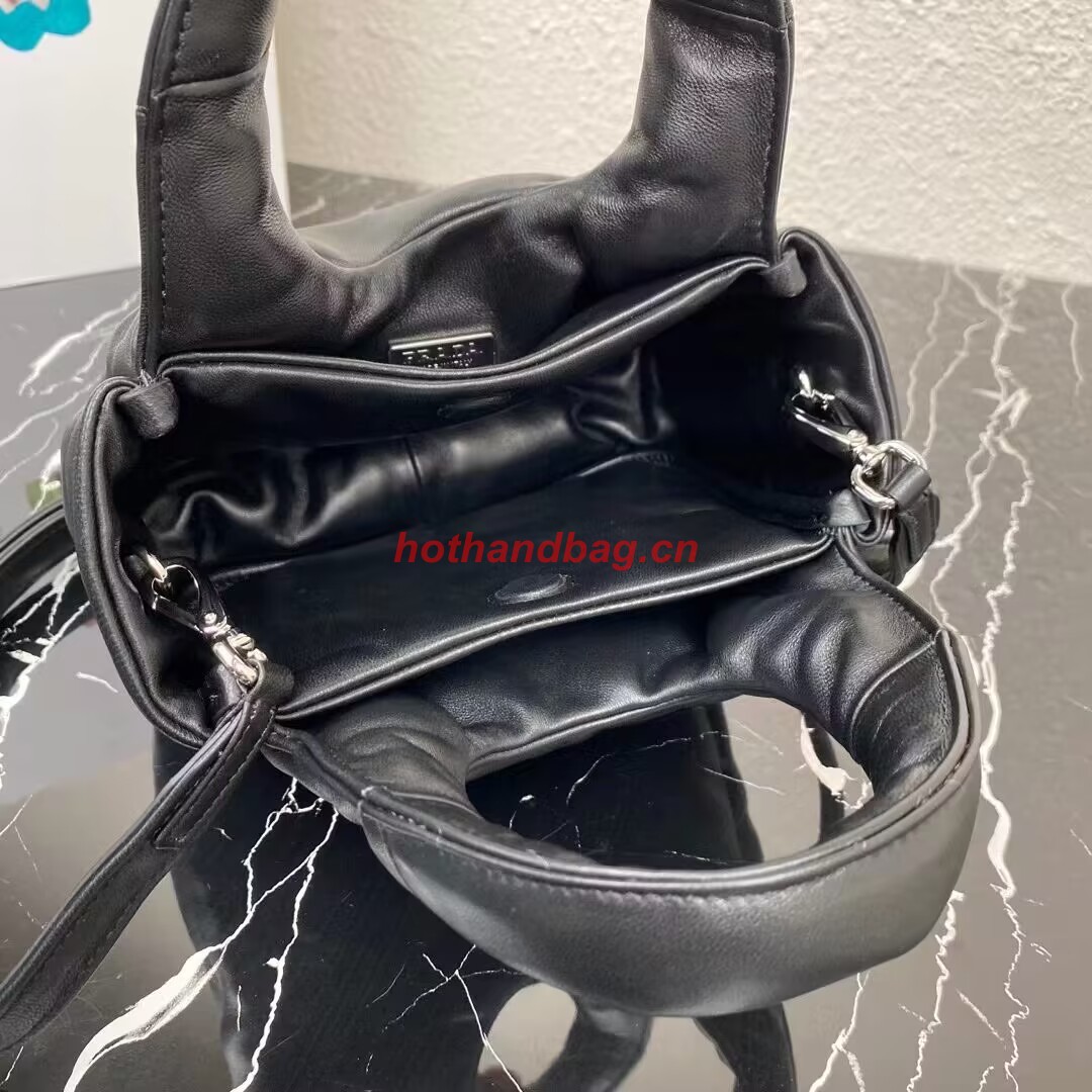 Prada Small padded Soft nappa-leather bag 1BA359 black Prada Small padded Soft nappa-leather bag 1BA359 black