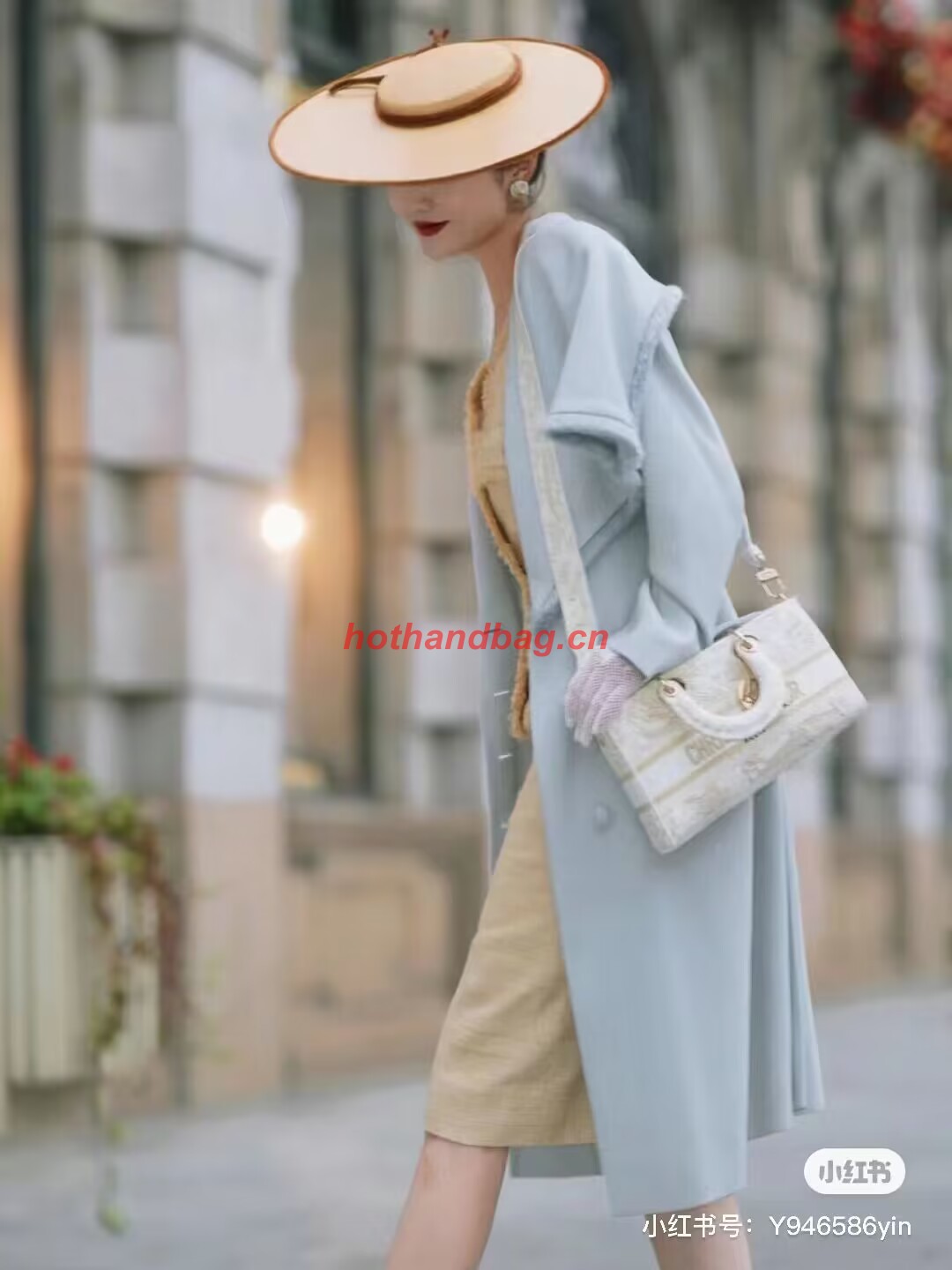 Dior MEDIUM LADY D-JOY BAG Multicolor Petites Fleurs Embroidery M0540OD Dior MEDIUM LADY D-JOY BAG Multicolor Petites Fleurs Embroidery M0540OD