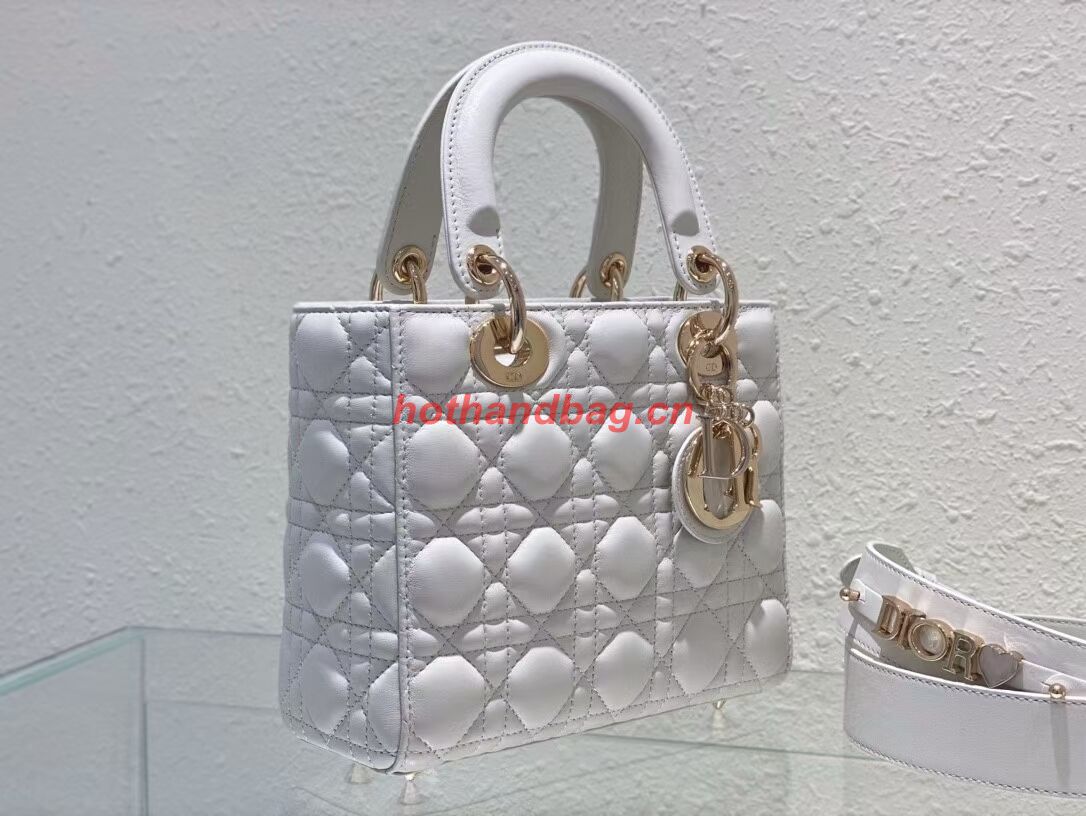 SMALL LADY DIOR MY ABCDIOR BAG Latte Cannage Lambskin M0538ONG SMALL LADY DIOR MY ABCDIOR BAG Latte Cannage Lambskin M0538ONG