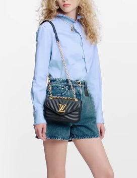 Louis Vuitton New Wave Chain Bag PM M20838 BLACK Louis Vuitton New Wave Chain Bag PM M20838 BLACK