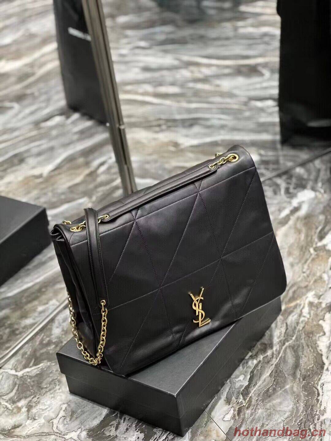 SAINT LAURENT KATE MEDIUM REVERSIBLE CHAIN BAG IN SUEDE AND SMOOTH LEATHER Y855822 black SAINT LAURENT KATE MEDIUM REVERSIBLE CHAIN BAG IN SUEDE AND SMOOTH LEATHER Y855822 black