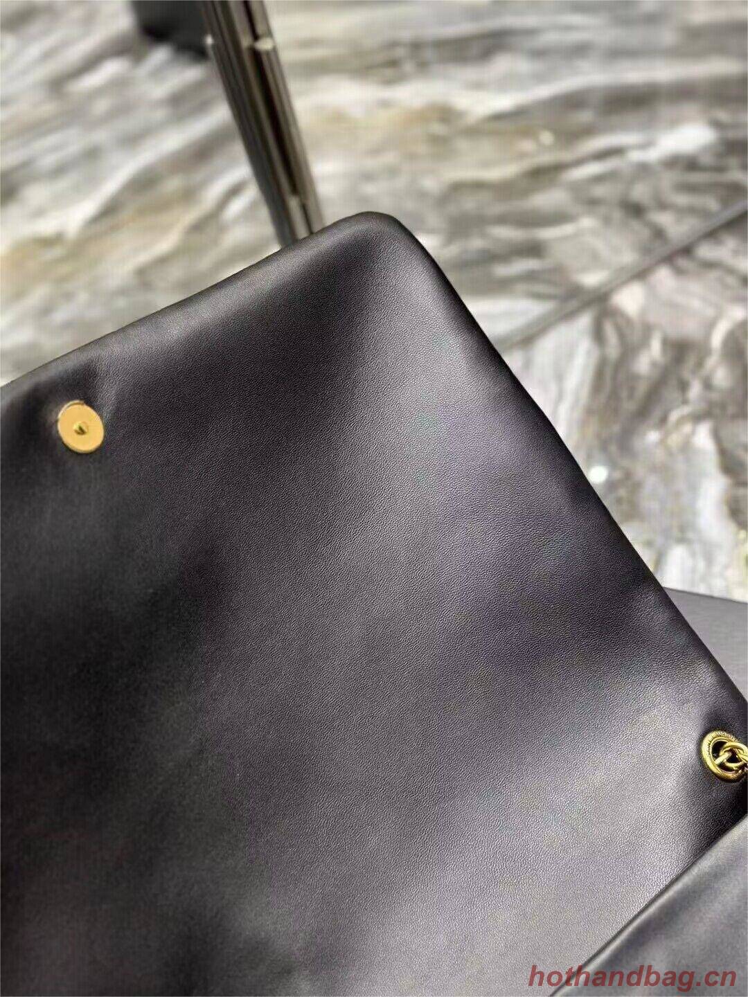 SAINT LAURENT KATE MEDIUM REVERSIBLE CHAIN BAG IN SUEDE AND SMOOTH LEATHER Y855822 black SAINT LAURENT KATE MEDIUM REVERSIBLE CHAIN BAG IN SUEDE AND SMOOTH LEATHER Y855822 black