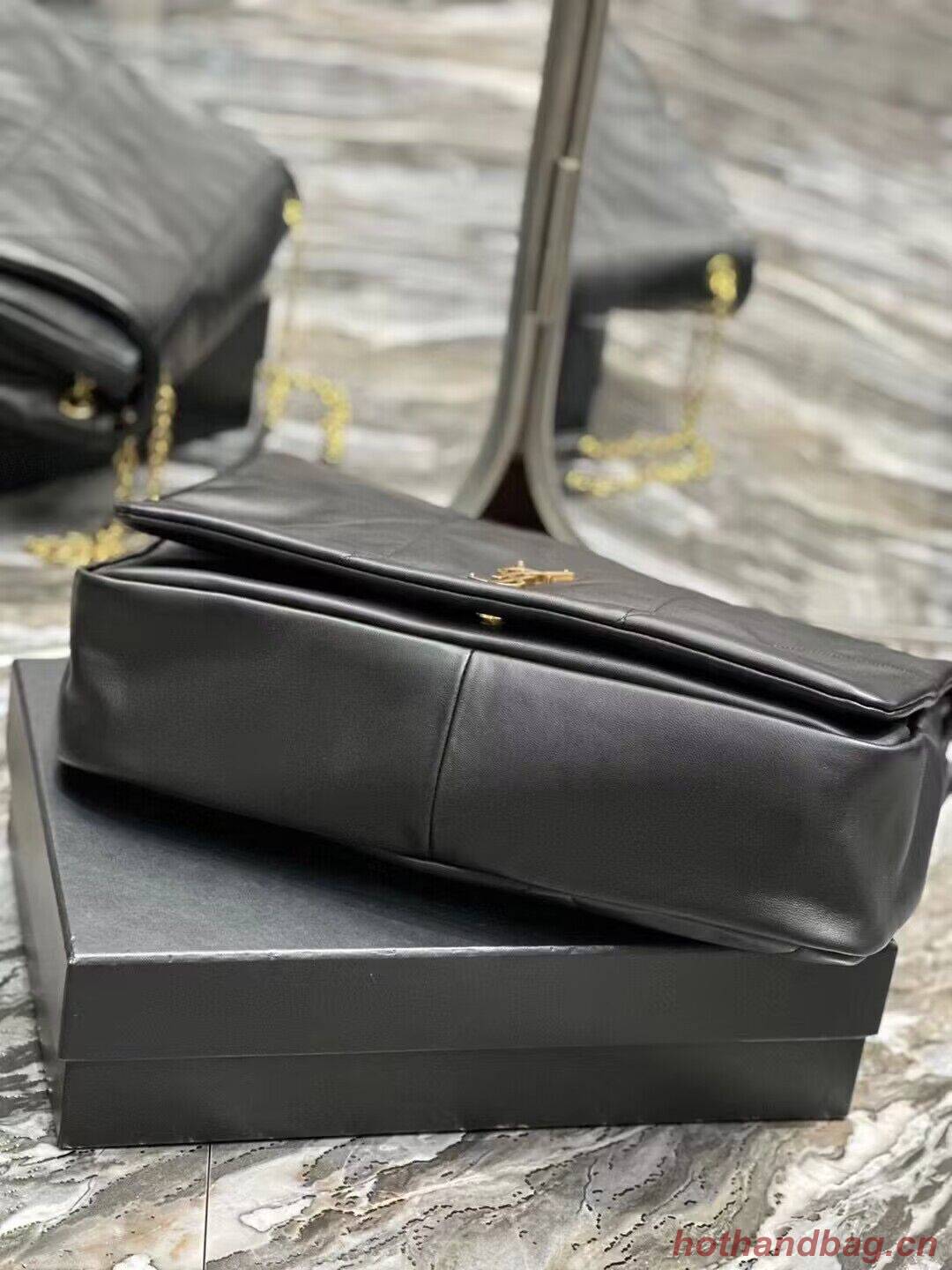 SAINT LAURENT KATE MEDIUM REVERSIBLE CHAIN BAG IN SUEDE AND SMOOTH LEATHER Y855822 black SAINT LAURENT KATE MEDIUM REVERSIBLE CHAIN BAG IN SUEDE AND SMOOTH LEATHER Y855822 black