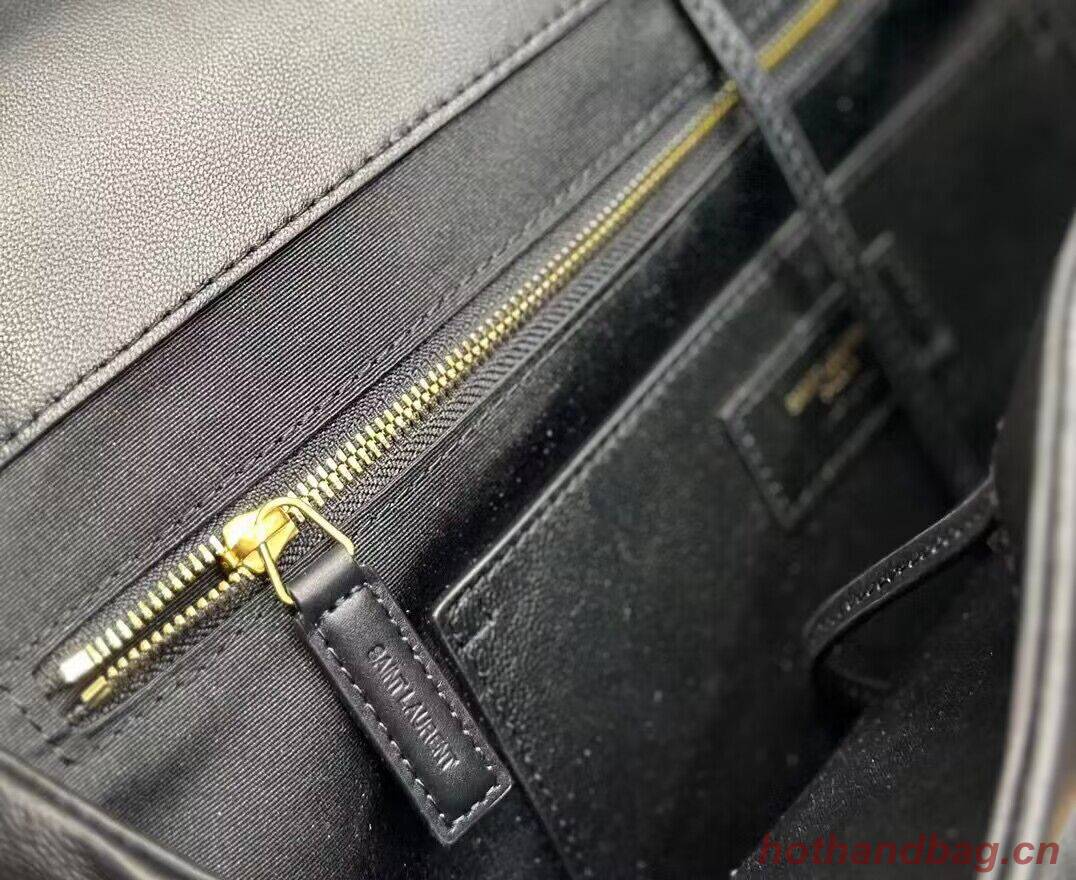 SAINT LAURENT KATE MEDIUM REVERSIBLE CHAIN BAG IN SUEDE AND SMOOTH LEATHER Y855822 black SAINT LAURENT KATE MEDIUM REVERSIBLE CHAIN BAG IN SUEDE AND SMOOTH LEATHER Y855822 black