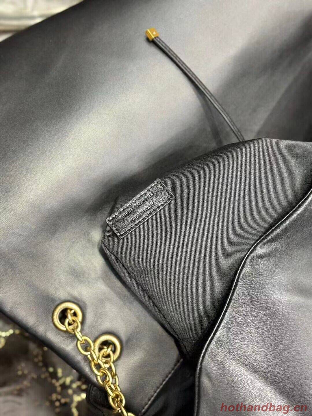 SAINT LAURENT KATE MEDIUM REVERSIBLE CHAIN BAG IN SUEDE AND SMOOTH LEATHER Y855822 black SAINT LAURENT KATE MEDIUM REVERSIBLE CHAIN BAG IN SUEDE AND SMOOTH LEATHER Y855822 black