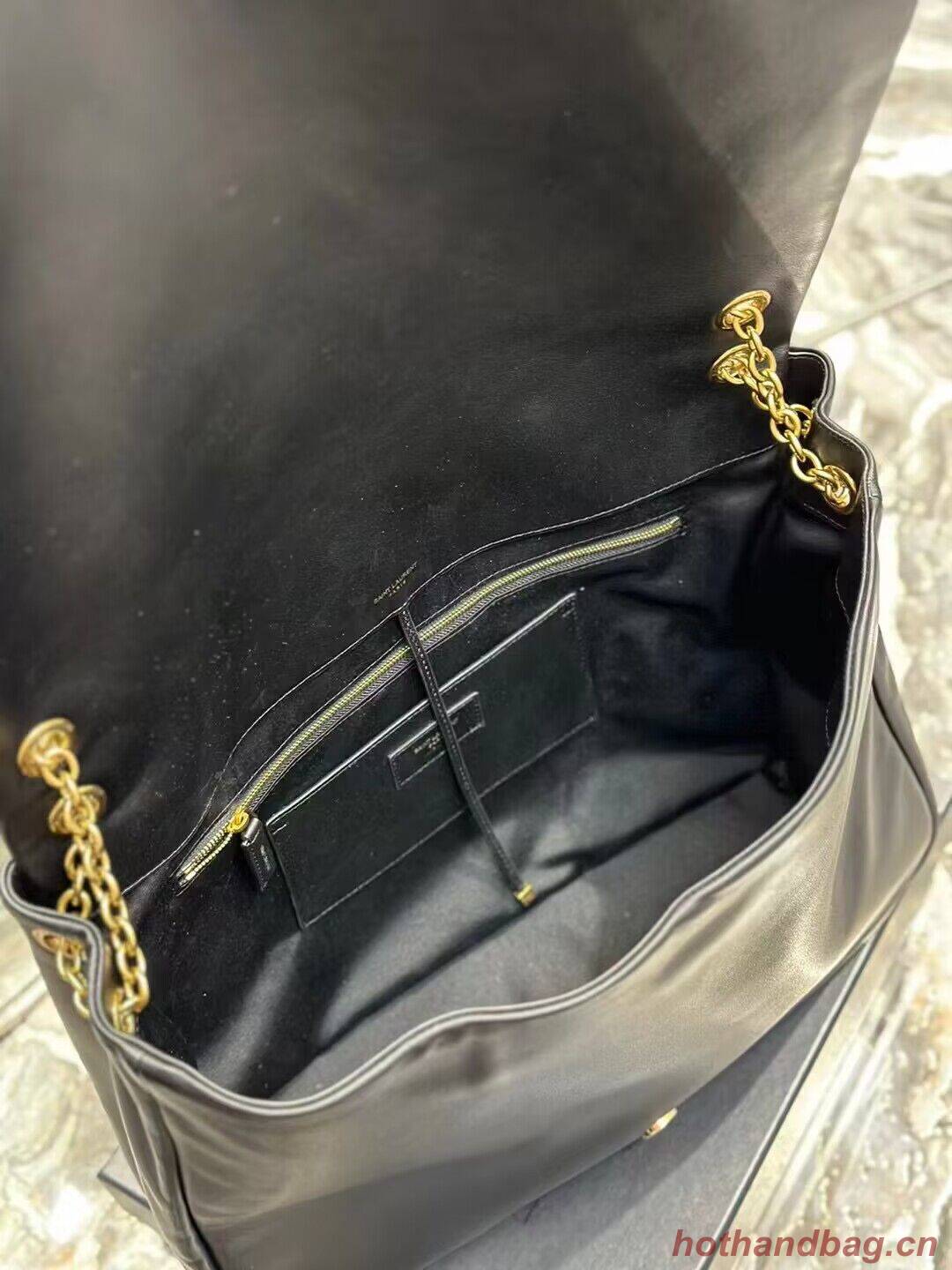 SAINT LAURENT KATE MEDIUM REVERSIBLE CHAIN BAG IN SUEDE AND SMOOTH LEATHER Y855822 black SAINT LAURENT KATE MEDIUM REVERSIBLE CHAIN BAG IN SUEDE AND SMOOTH LEATHER Y855822 black