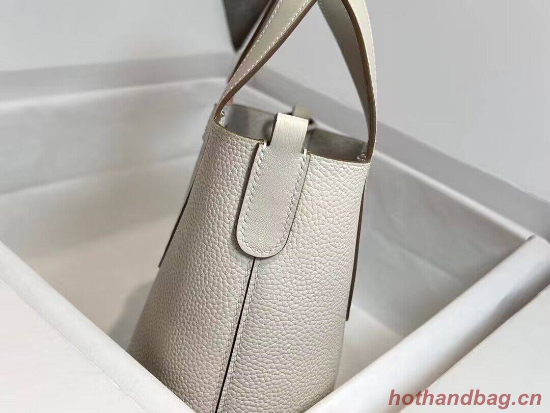 Hermes Original Togo Leather Bag H3602 White Hermes Original Togo Leather Bag H3602 White