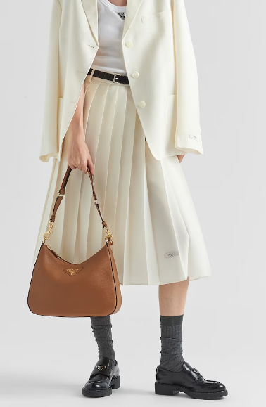 Prada Leather shoulder bag 1BC178 Caramel Prada Leather shoulder bag 1BC178 Caramel