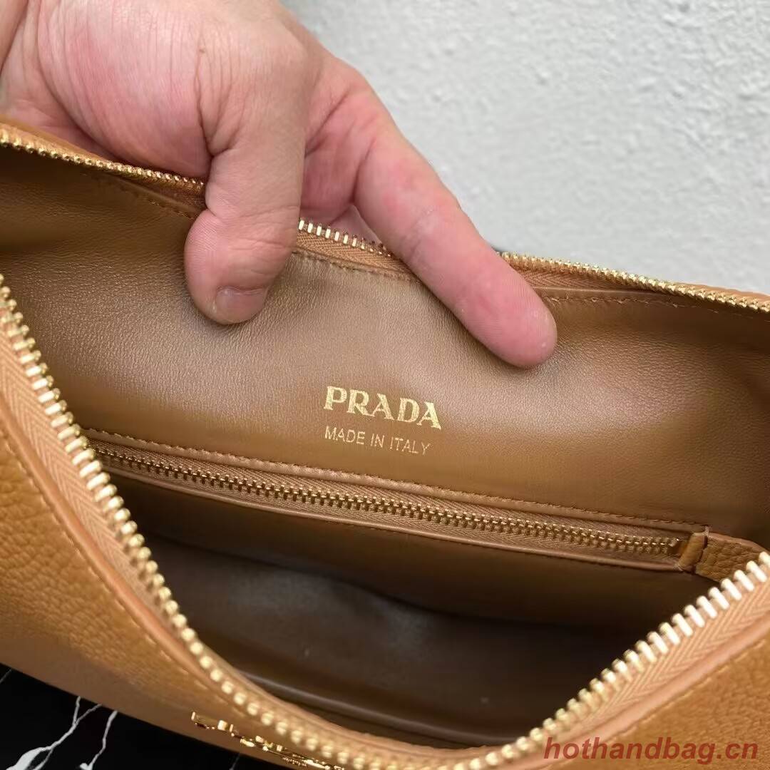 Prada Leather shoulder bag 1BC178 Caramel Prada Leather shoulder bag 1BC178 Caramel
