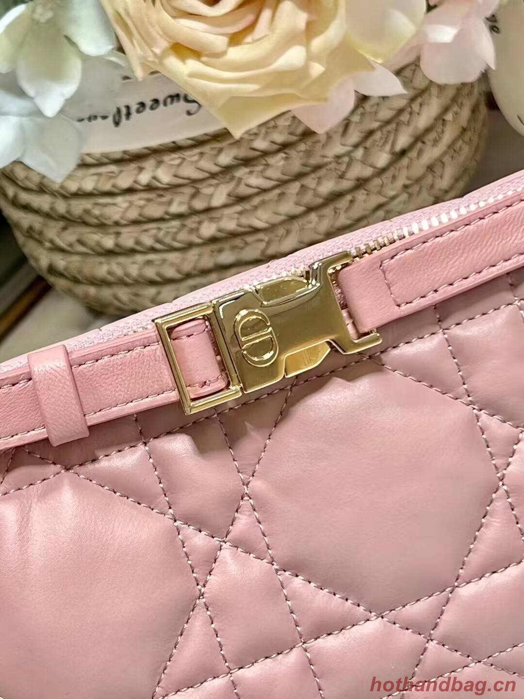 MEDIUM DIORTRAVEL NOMAD POUCH Lambskin S5554O pink MEDIUM DIORTRAVEL NOMAD POUCH Lambskin S5554O pink