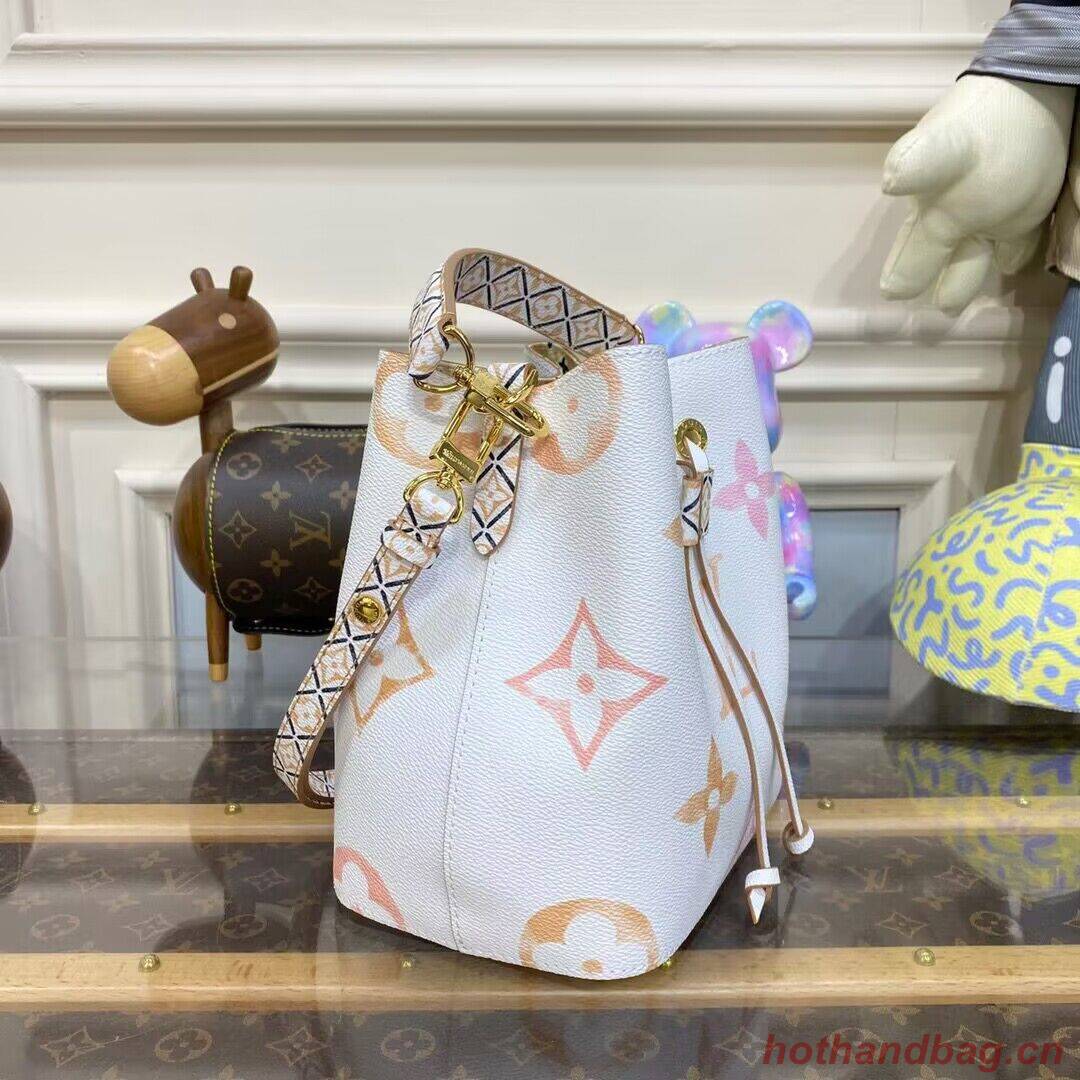 Louis Vuitton Giant Monogram Neonoe BB M22986 Gradient Print Apricot Louis Vuitton Giant Monogram Neonoe BB M22986 Gradient Print Apricot